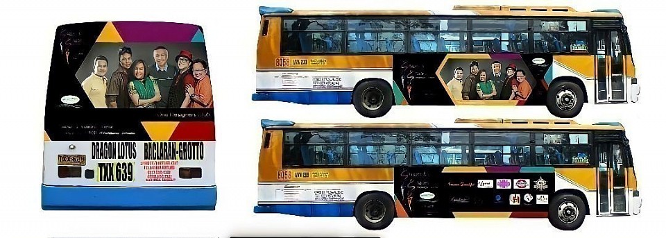 Shapes and Shades Bus Ads