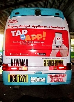 Bus rear ads