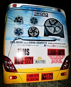 Bus rear ads