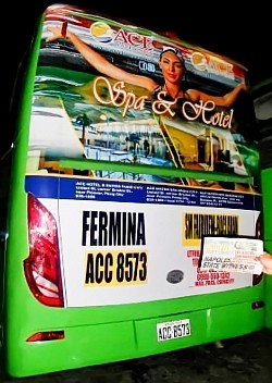 Bus rear ads