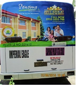 Bus rear ads