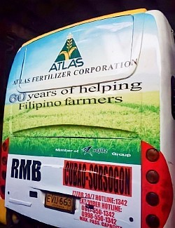 Bus rear ads