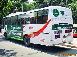 Bus semi wrap ads