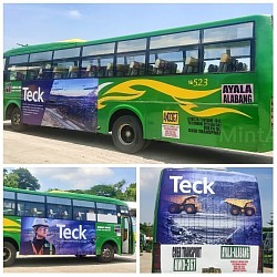 Bus ads semi wrap
