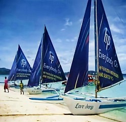 Boracay Transit Advertising. Boracay Paraw Advertising. Promote your business on the beautiful island of Boracay. Paraw sailboats are traditional Filipino outrigger sailboats that are perfect for catching the attention of beach-goers and tourists. Ensure that your advertisement stands out against the stunning backdrop of the crystal-clear waters and white beaches of Boracay.