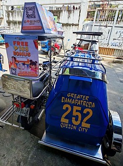 Transit Advertising Philippines. Tricycle Topper and Drop down Rear Tarp Advertising. This is a popular and effective way for businesses to reach a local audience. These are a common mode of transportation in many cities and towns, making them a great mobile advertising platform.