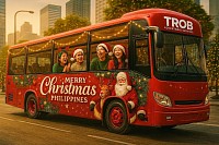 Transit advertising during Christmas