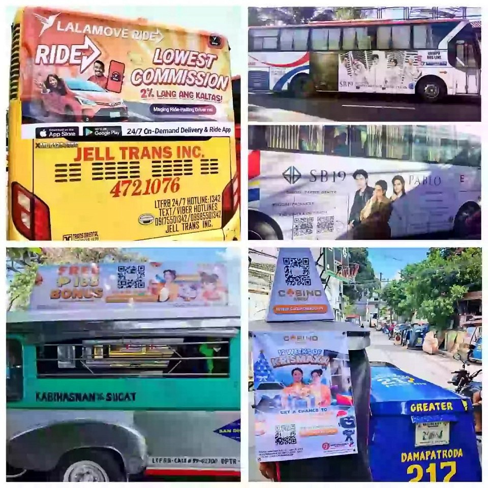 Advertising options, Ads options, advertising types, ads types, transit advertising options, transit advertising options Philippines, transit ads options, transit ads options Philippines, transit advertising types, transit advertising types Philippines, transit ads types, transit ads types Philippines, transit advertising kinds, transit advertising kinds Philippines, transit ads kinds, transit ads kinds Philippines, transit advertising, transit advertising Philippines, Philippines transit advertising, Philippines transit ads, transit ads, transit ads Philippines, city transit advertising, city transit advertising Philippines, Philippines bus advertising, Philippines bus ads, bus advertising, bus advertising Philippines, bus ads, bus ads Philippines, city bus advertising, city bus advertising Philippines, city bus ads, city bus ads Philippines, manila transit advertising, transit advertising manila, transit advertising NCR, transit advertising metro manila, metro manila transit advertising, transit advertising Luzon, transit advertising calabarzon, transit advertising Laguna, transit advertising cavite, transit advertising batangas, transit advertising quezon, transit advertising bicol, transit advertising Bulacan, transit advertising northern Luzon, transit advertising tuguegarao, transit advertising southern luzon, transit advertising Cebu City, transit advertising Davao City, transit ads Cebu City, transit ads Davao City, provincial transit advertising, provincial bus advertising, bus rear advertising, bus back advertising, bus sides advertising, bus Axle to Axle advertising, bus headrests advertising, bus headrests ads, bus seat cover ads, bus seat ads, bus semi wrap advertising, bus semi wrap ads, bus wrap ads, bus wrap Advertising, bus advertising Cebu City, bus advertising Davao City, bus ads Cebu City, bus ads Davao City, carousel bus advertising, carousel bus ads, edsa bus way carousel bus advertising, edsa bus way carousel bus ads, carousel bus advertising in the Philippines, carousel bus advertising Philippines, carousel bus advertising ph, carousel bus ads in the Philippines, carousel bus ads Philippines, carousel bus ads ph, edsa carousel bus advertising, edsa carousel bus ads, NAIA bus advertising, NAIA bus ads, NAIA bus advertising in the Philippines, NAIA bus advertising Philippines, NAIA bus advertising ph, NAIA bus ads in the Philippines, NAIA bus ads Philippines, NAIA bus ads ph, BGC bus advertising, BGC bus ads, jeepney advertising, traditional Jeepney advertising, jeepney advertising in the Philippines, jeepney advertising Philippines, jeepney advertising ph, jeepney ads, jeepney ads in the Philippines, jeepney ads Philippines, jeepney ads ph, jeepney topper advertising, jeepney topper advertising in the Philippines, jeepney topper advertising in Philippines, jeepney topper advertising Philippines, jeepney topper advertising ph, jeepney topper ads, jeepney topper ads in the Philippines, jeepney topper ads Philippines, jeepney topper ads ph, jeepney top ads, jeepney top ads in the Philippines, jeepney top ads Philippines, jeepney top ads ph, provincial jeepney advertising, provincial jeepney ads, provincial jeepney topper ads, provincial jeepney top ads, Philippines jeepney advertising, Philippines jeepney ads, modernized jeepney advertising, modernized jeepney ads, modern jeepney advertising, modernized jeepney advertising, modern jeepney ads, modern ejeepney advertising, modern ejeepney ads, ejeepney advertising, ejeepney ads, modern jeepney advertising Cebu City, modern jeepney ads Cebu City, modern jeepney ads Davao city, modern jeepney advertising Davao City, tricycle advertising, tricycle advertising in the Philippines, tricycle advertising Philippines, tricycle ads in the Philippines, tricycle ads Philippines, tricycle ads ph, led billboards advertising Philippines, outdoor advertising Philippines, out of home advertising Philippines, what is transit advertising, what is transit advertising in the Philippines, Boracay ETrikes advertising, Boracay Paraw advertising, Boracay Philippines ETrikes advertising, Boracay Philippines paraw advertising, Boracay Transit Advertising, Boracay Transit Advertising Philippines, LRT Pillar Advertising, LRT Pillar Ads, LRT 2 Pillar Advertising, LRT 2 Pillar Ads, MRT 3 Light boxes Advertising, MRT 3 Lightboxes Ads, MRT Lightboxes Advertising, MRT Lightboxes Ads, makati city Jeepney digital monitor advertising, guide to transit advertising, cost effective solution, brand recall, high level of exposure, effectively communicate messages to wide audience, comprehensive advertising campaign, leveraging transit ads for business growth, brand exposure, brand recognition, potential viewers, geographic selectivity, high visibility, least expensive media, mobile billboards, innovative opportunities, lasting impression, environmental impact, community connection, brands to get viral, convenient for advertisers, profitability through transit ads, return on investment, ROI, political transit advertising, political transit ads, political bus advertising, political bus ads, political print ads.