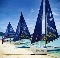 Boracay Transit Advertising. Boracay Paraw Advertising. Promote your business on the beautiful island of Boracay. Paraw sailboats are traditional Filipino outrigger sailboats that are perfect for catching the attention of beach-goers and tourists. Ensure that your advertisement stands out against the stunning backdrop of the crystal-clear waters and white beaches of Boracay.