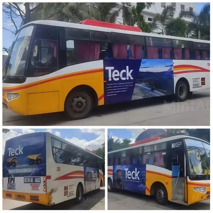 Transit Advertising Philippines: Bus advertising Philippines - Bus Wrap or Bus Semi Wrap Advertising. Bus wrap is a method of advertising that partially wraps a bus in an advertisement. In essence, the bus is converted into a mobile billboard. Wrap buses with creative designs that showcase the evolution of products or services over the decades. This dynamic visual journey captures attention and sparks curiosity, making it an engaging form of transit advertising.